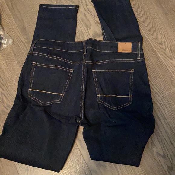 Dark blue denim skinny jeans - Picture 3 of 4